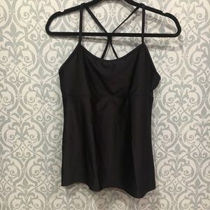 NWT sparkly black fabletics top